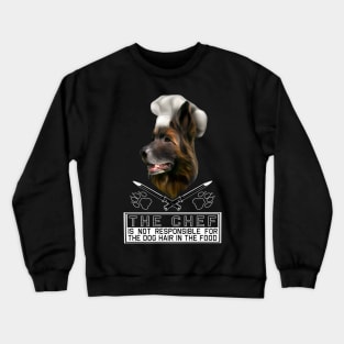 German Shepherd Chef Apron Crewneck Sweatshirt